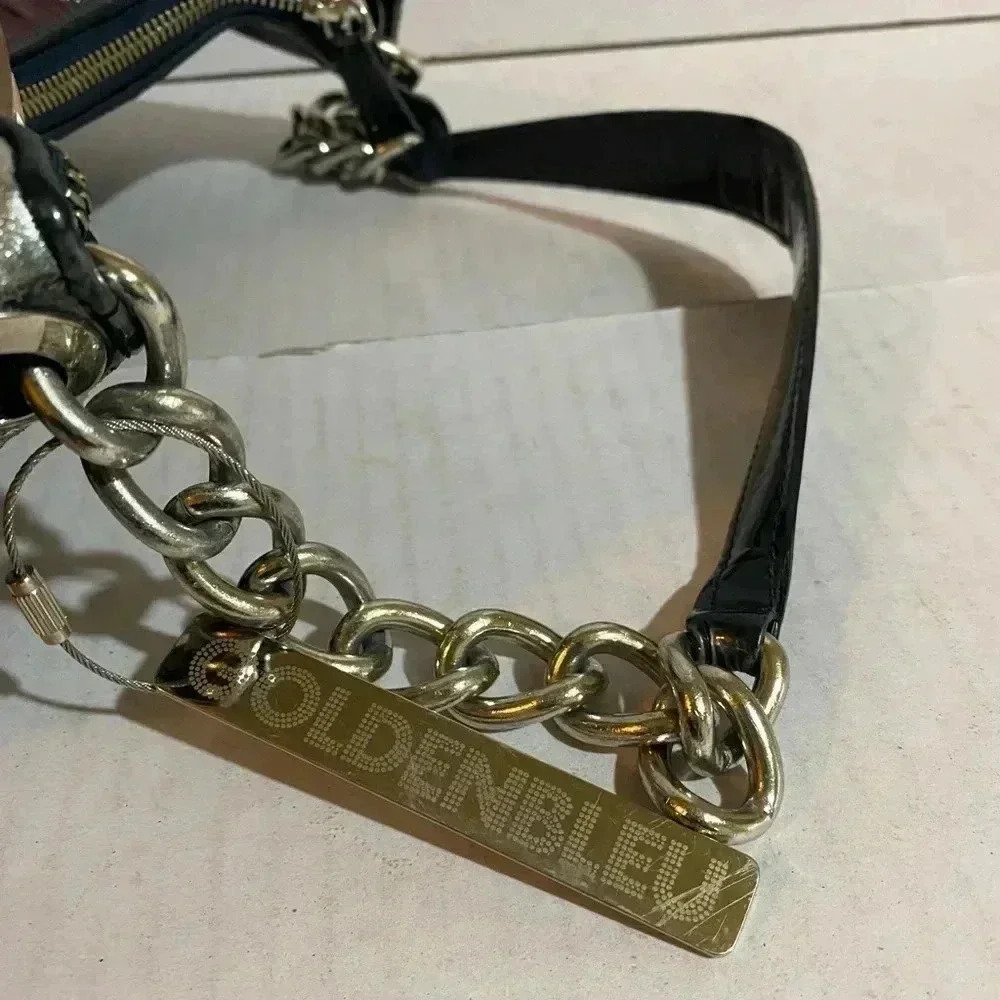 Goldenbleu patchwork multicolor patent leather sh… - image 10